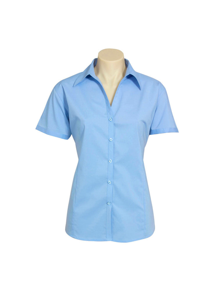LB7301 - Biz Collection - Womens Metro Short Sleeve Shirt | Sky