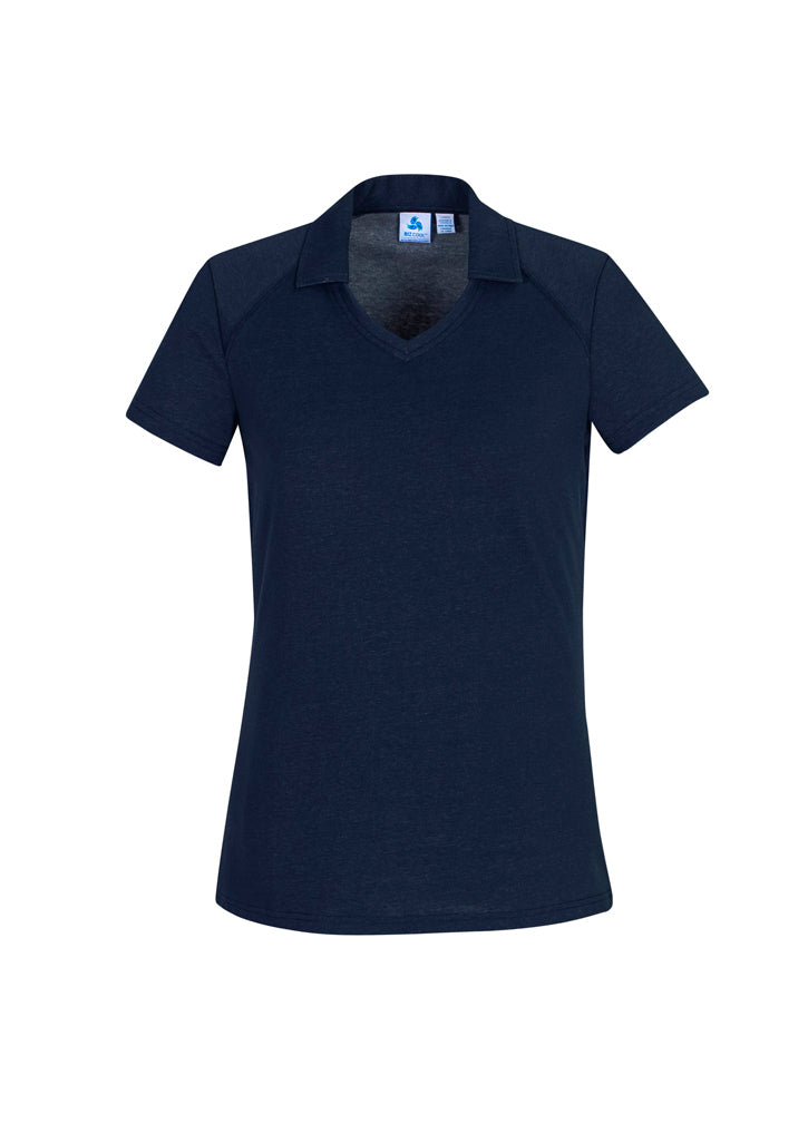 P011LS - Biz Collection - Womens Byron Short Sleeve Polo | Navy