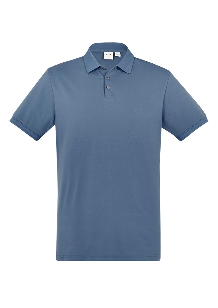 P105MS - Biz Collection - Men's City Polo - 95% Cotton rich - 190gsm | Grey Smoke