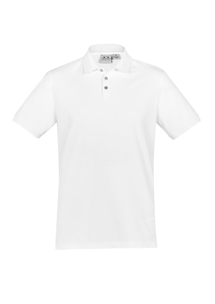 P105MS - Biz Collection - Men's City Polo - 95% Cotton rich - 190gsm | White