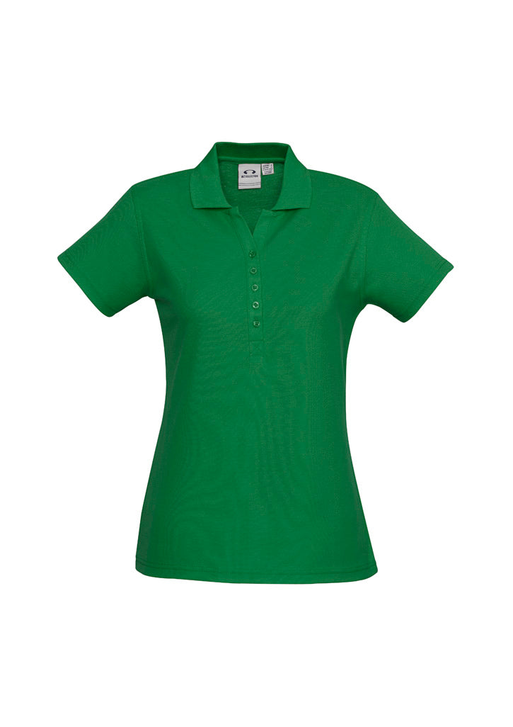P400LS - Biz Collection - Ladies Crew Polo - 210gsm - Poly/Cotton - short sleeve | Kelly Green