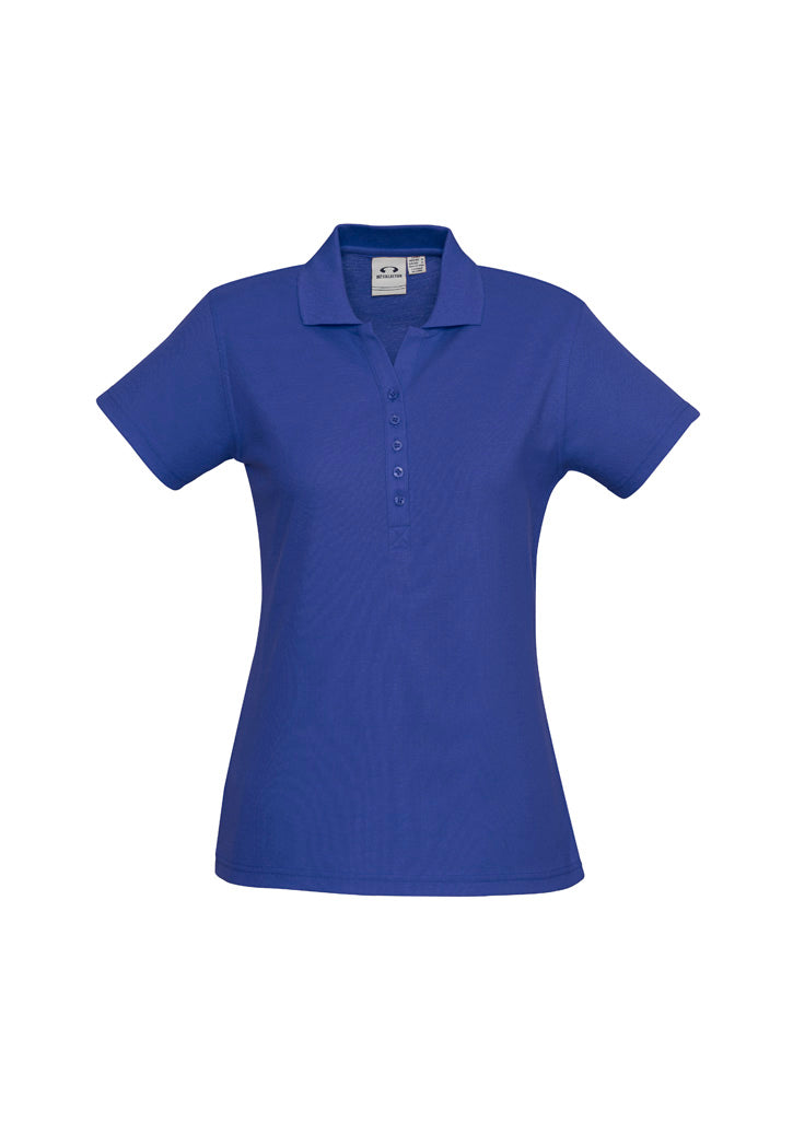 P400LS - Biz Collection - Ladies Crew Polo - 210gsm - Poly/Cotton - short sleeve | Royal