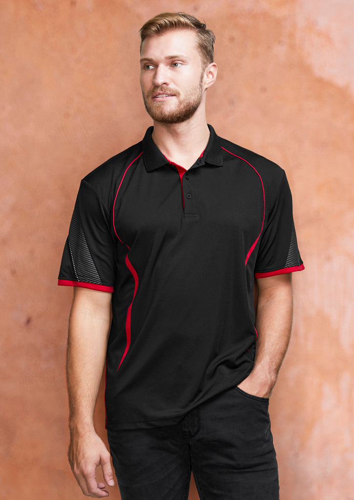 P405MS - Biz Collection - Razor Polo - Men's - Fluoro trims.