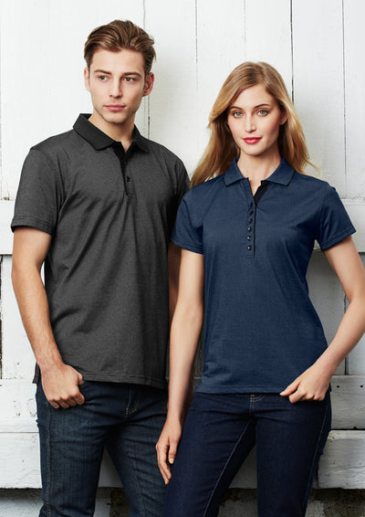 P501MS - Biz Collection - Mens Shadow Short Sleeve Polo