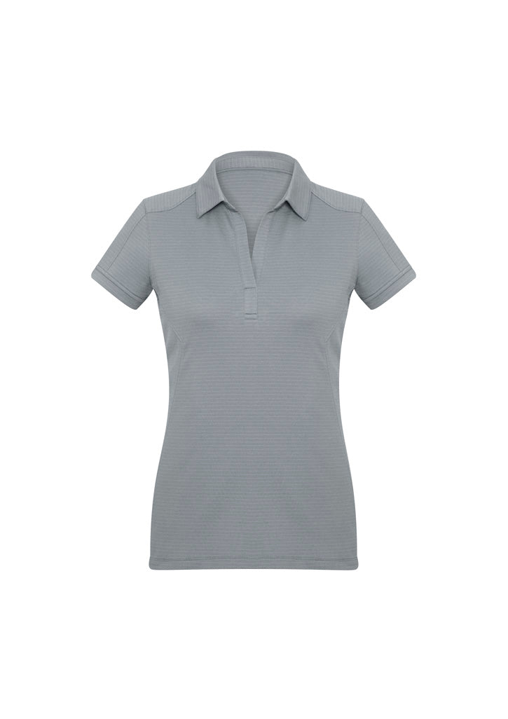P706LS - Biz Collection - Womens Profile Short Sleeve Polo | Silver
