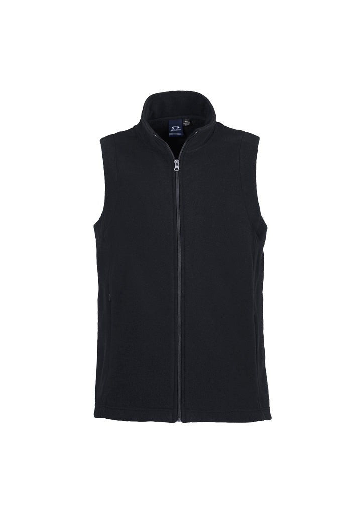 PF905 - Biz Care - Womens Plain Micro Fleece Vest | Black