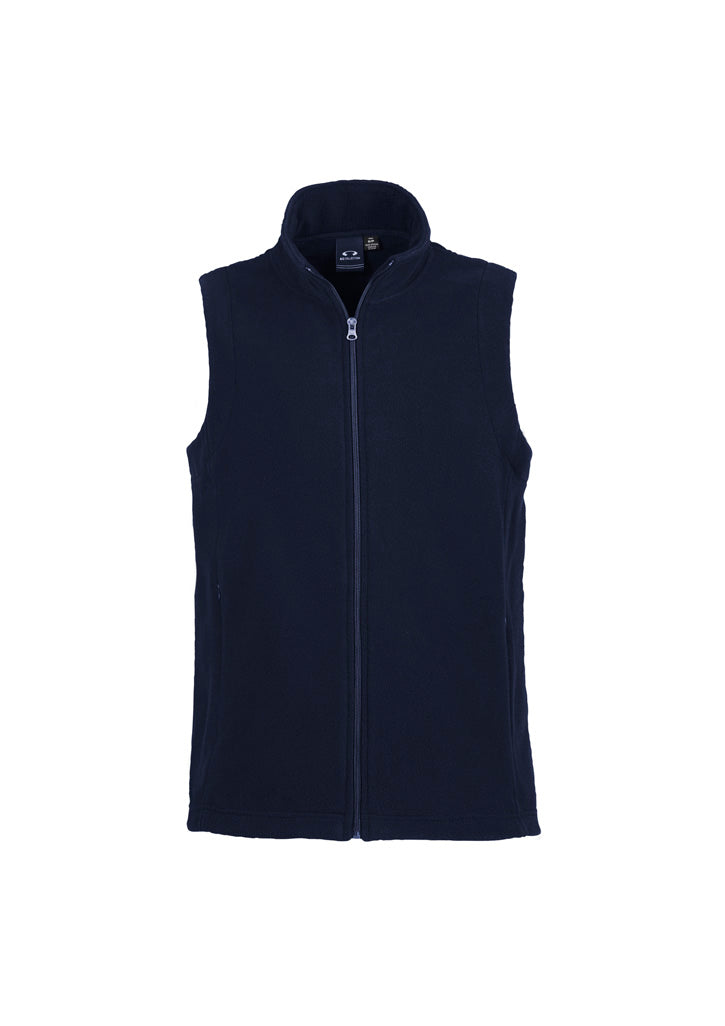 PF905 - Biz Care - Womens Plain Micro Fleece Vest | Navy