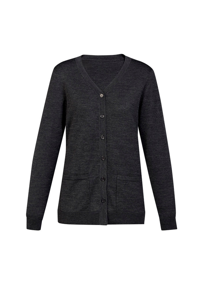 CK045LC - Biz Care - Womens Button Front Knit Cardigan
