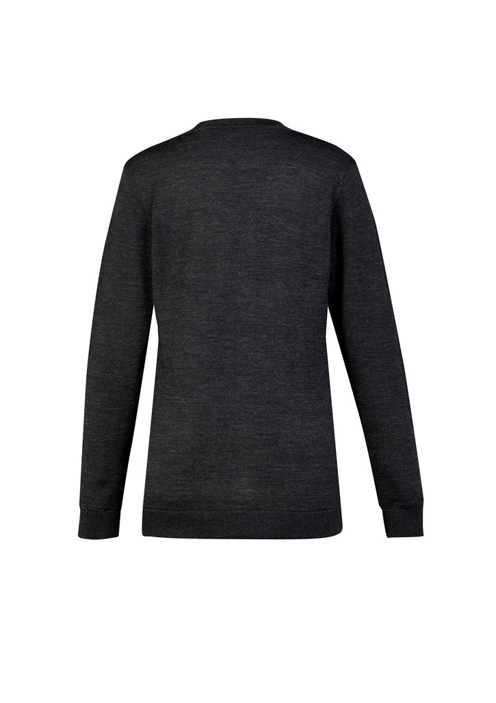CK045LC - Biz Care - Womens Button Front Knit Cardigan