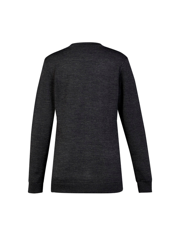 CK045LC - Biz Care - Womens Button Front Knit Cardigan