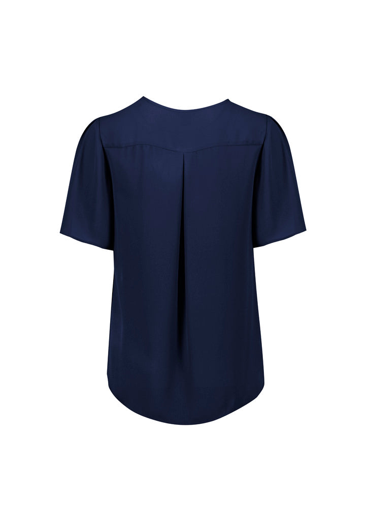 RB261LS - Biz Corporates - Vienna Womens Short Sleeve Blouse