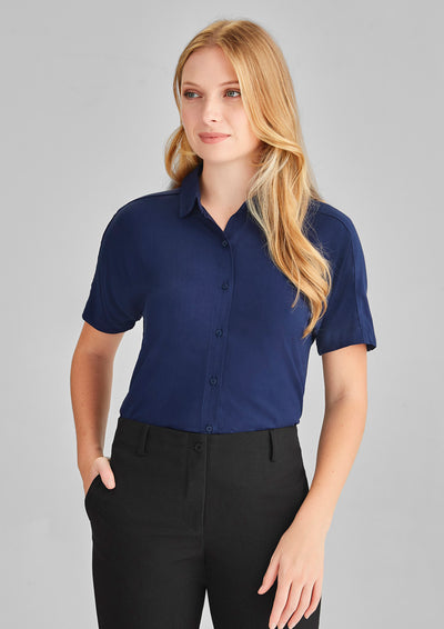 RB365L - Biz Corporates - Dahlia Womens Short Sleeve Blouse