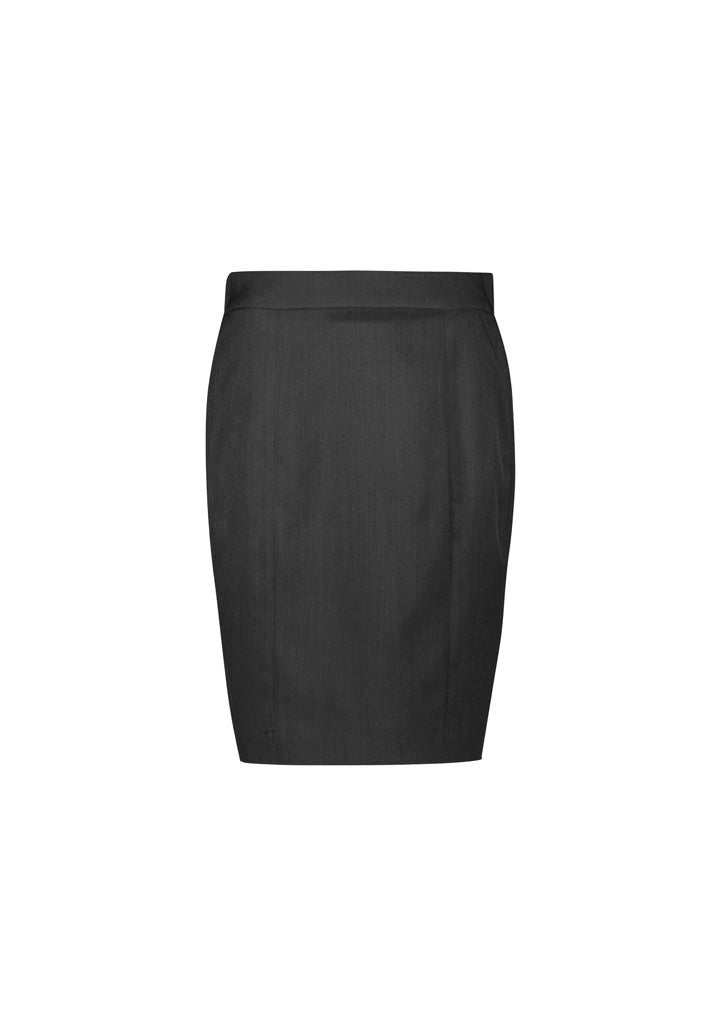 RGS312L - Biz Corporates - Cool Stretch Womens Mid-waist Pencil Skirt | Charcoal