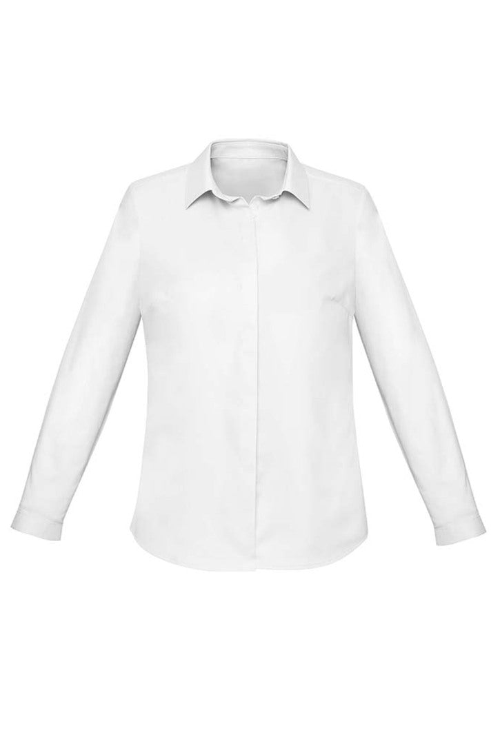 RS968LL - Biz Corporates - Womens Charlie Long Sleeve Shirt | White