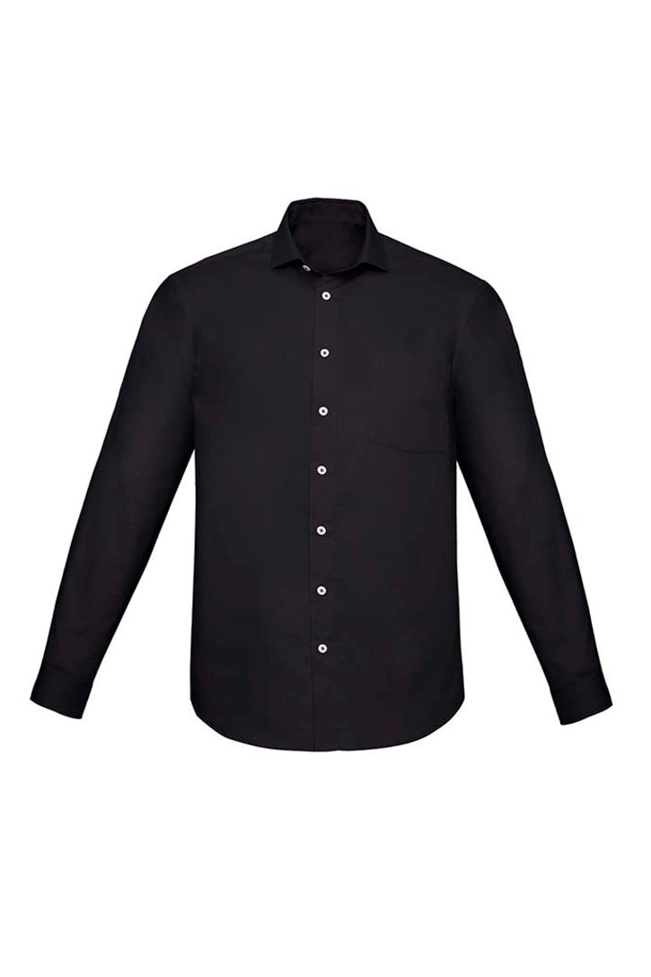 RS968ML - Biz Corporates - Mens Charlie Classic Fit Long Sleeve Shirt | Black