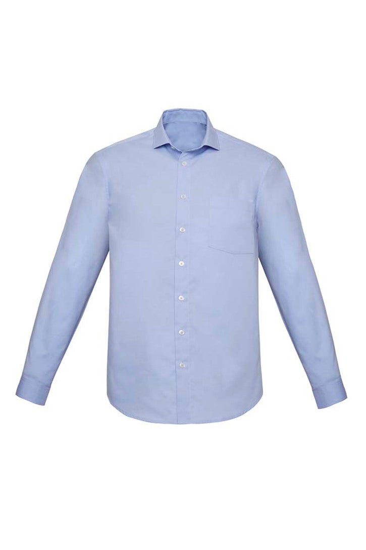 RS968ML - Biz Corporates - Mens Charlie Classic Fit Long Sleeve Shirt | Blue Chambray