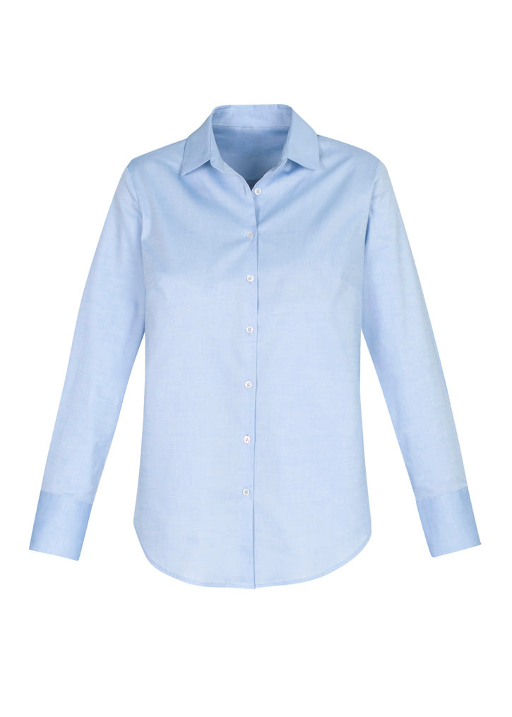 S016LL - Biz Collection - Camden Ladies Long Sleeve Shirt | Blue