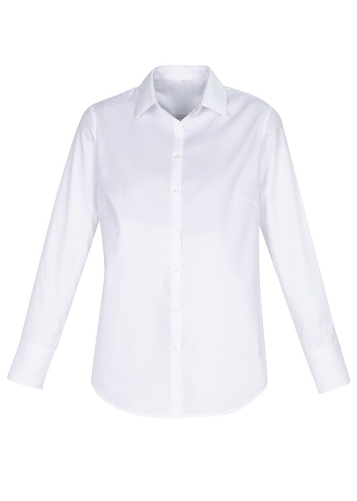 S016LL - Biz Collection - Camden Ladies Long Sleeve Shirt | White