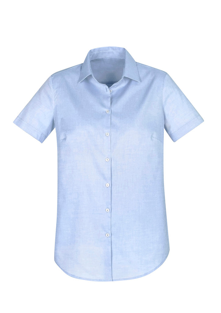 S016LS - Biz Collection - Womens Camden Short Sleeve Shirt | Blue