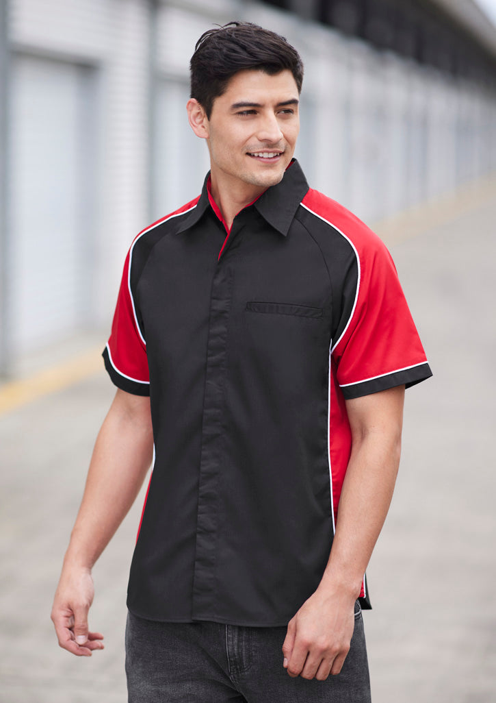 S10112 - Biz Collection - Mens Nitro Short Sleeve Shirt