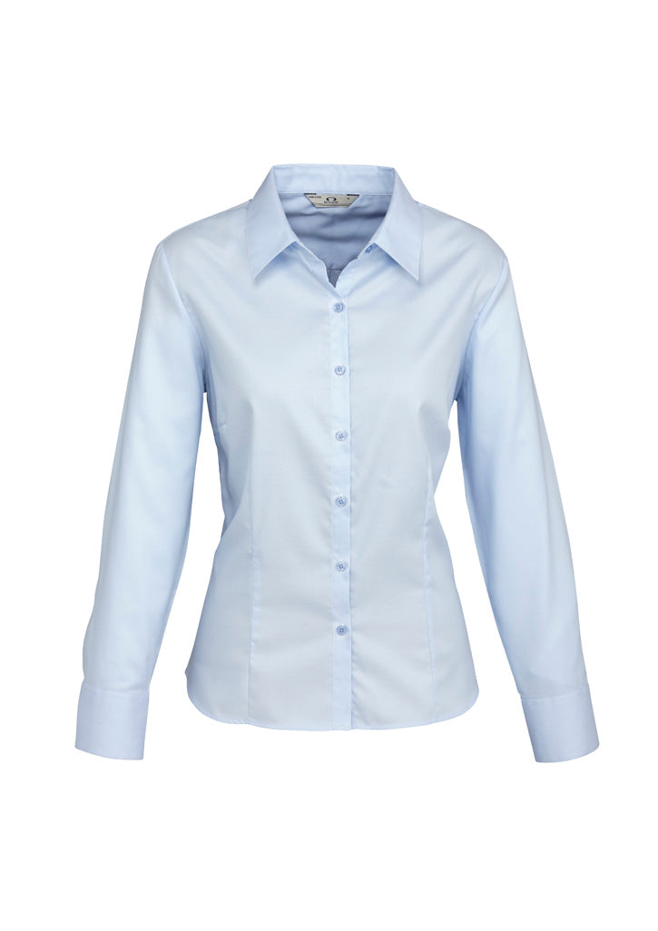 S118LL - Biz Collection - Womens Luxe Long Sleeve Shirt | Blue