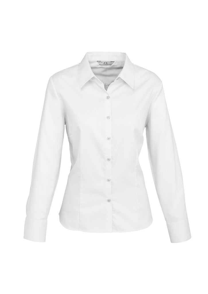 S118LL - Biz Collection - Womens Luxe Long Sleeve Shirt | White