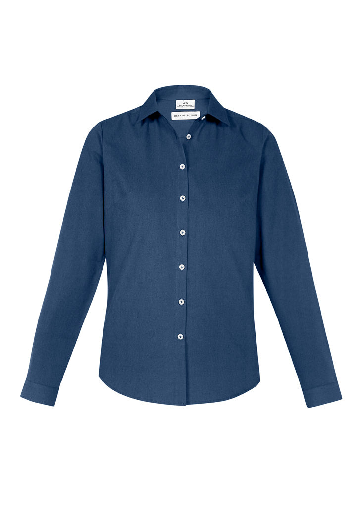S127LL - Biz Collection - Ladies Memphis Shirt | Mineral Blue