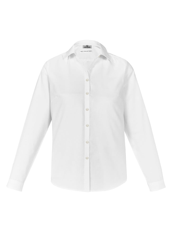 S127LL - Biz Collection - Ladies Memphis Shirt | White