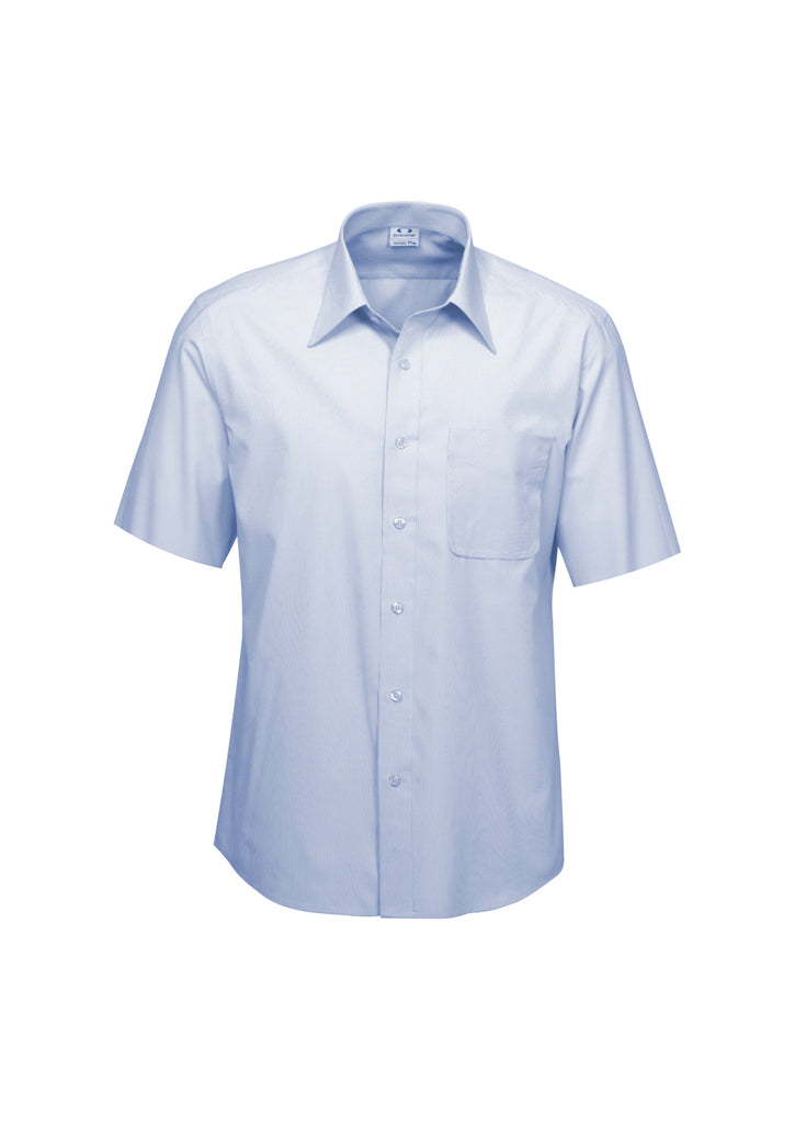 S251MS - Biz Collection - Mens Ambassador Short Sleeve Shirt | Blue