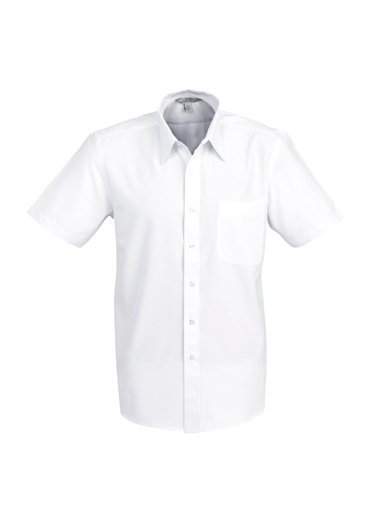 S251MS - Biz Collection - Mens Ambassador Short Sleeve Shirt | White