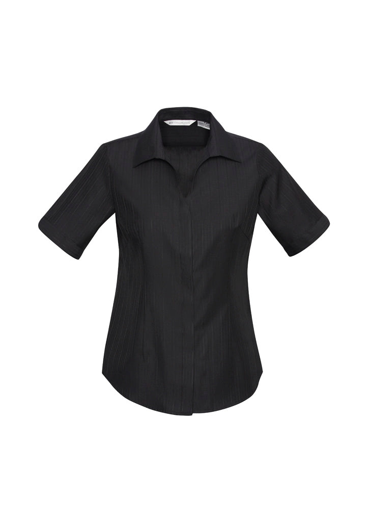 S312LS - Biz Collection - Womens Preston Short Sleeve Shirt | Black