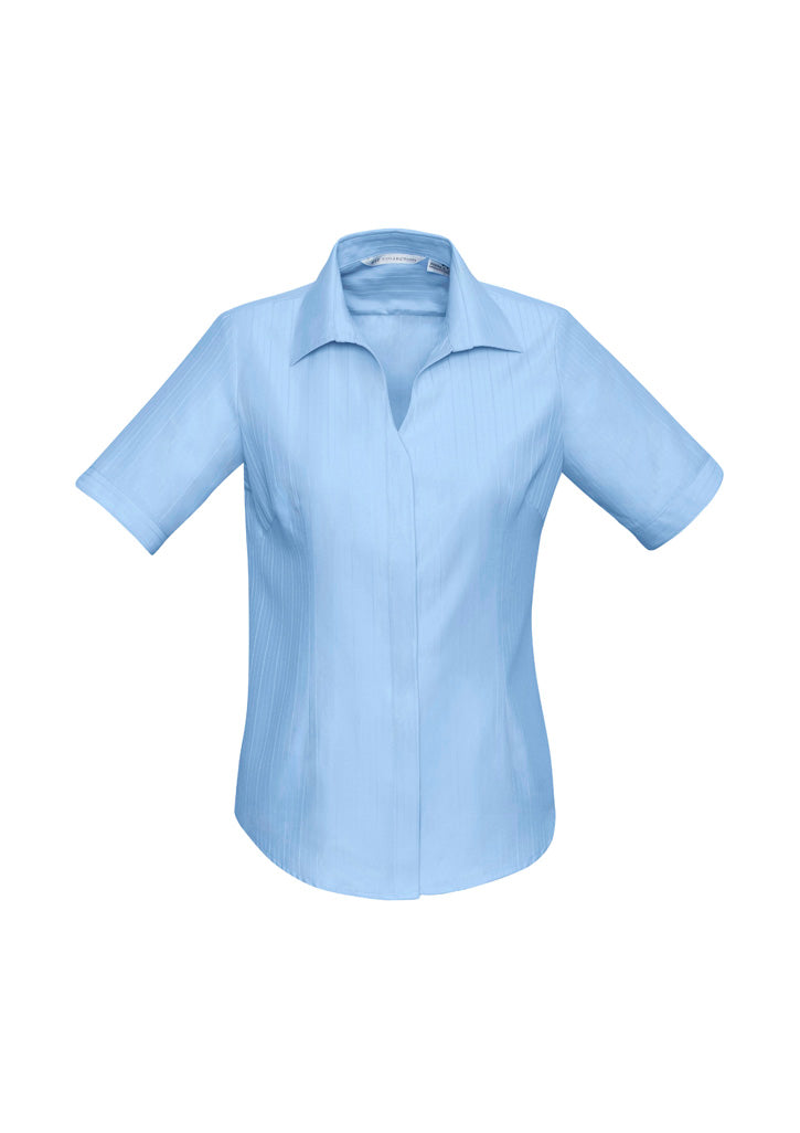 S312LS - Biz Collection - Womens Preston Short Sleeve Shirt | Blue