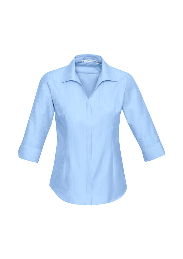 S312LT - Biz Collection - Womens Preston 3/4 Sleeve Shirt | Blue