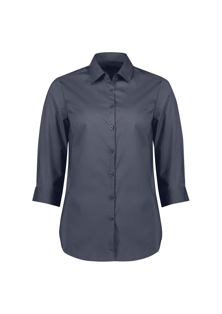 S334LT - Biz Collection - Womens Mason 3/4 Sleeve Shirt | Slate