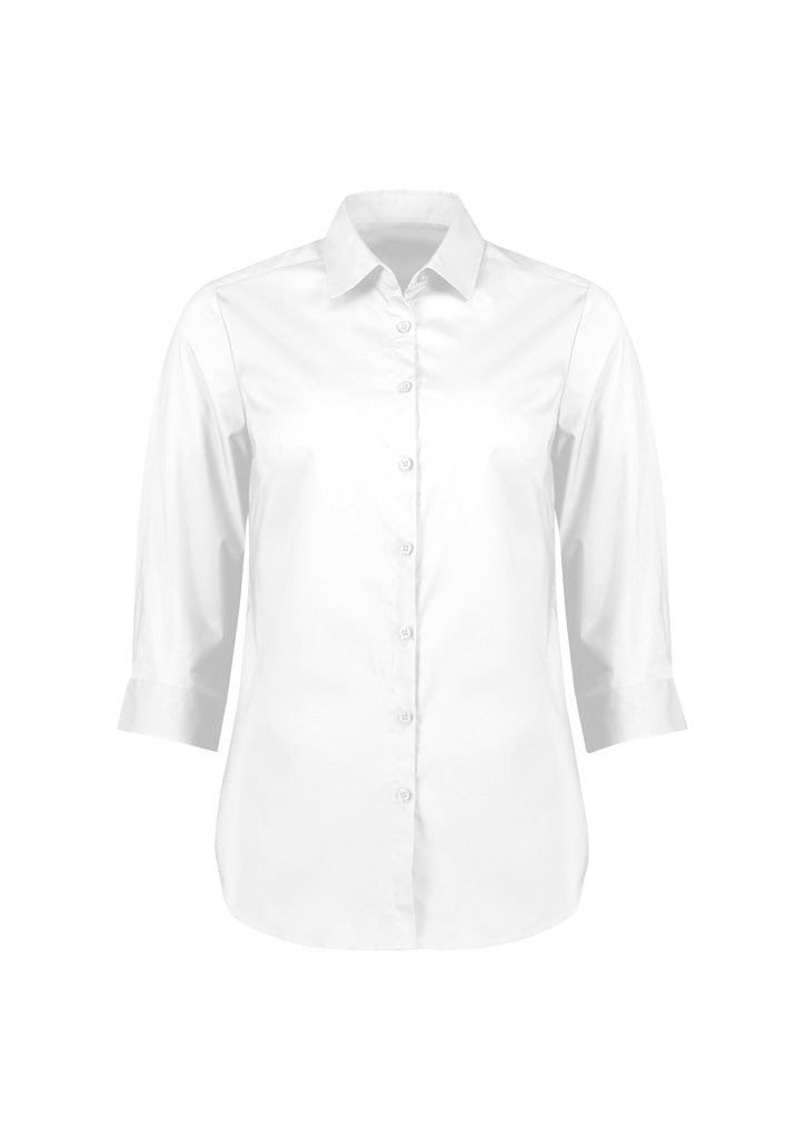 S334LT - Biz Collection - Womens Mason 3/4 Sleeve Shirt | White