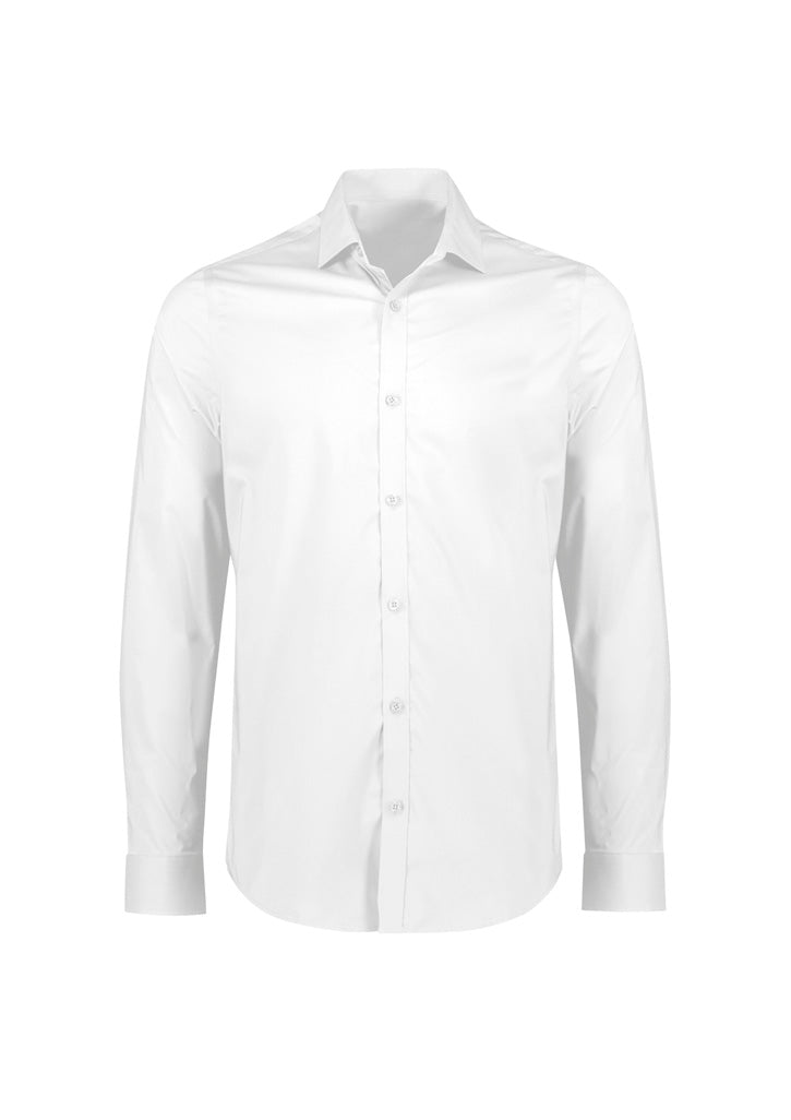 S335ML - Biz Collection - Mens Mason Tailored Long Sleeve Shirt | White