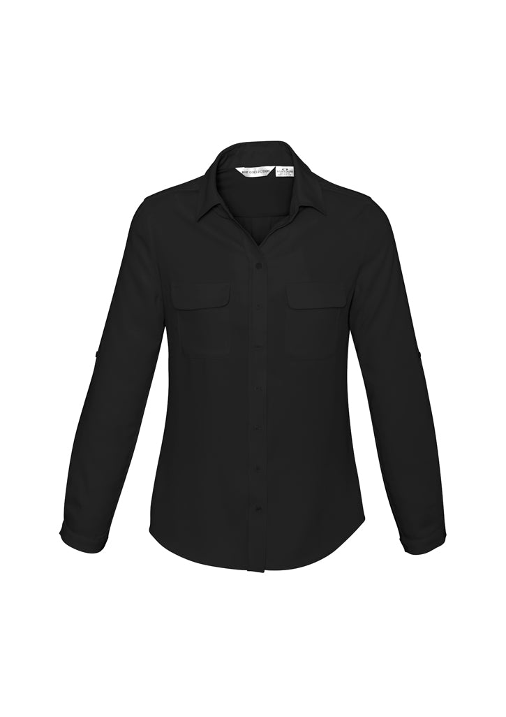 S626LL - Biz Collection - Womens Madison Long Sleeve Shirt | Black
