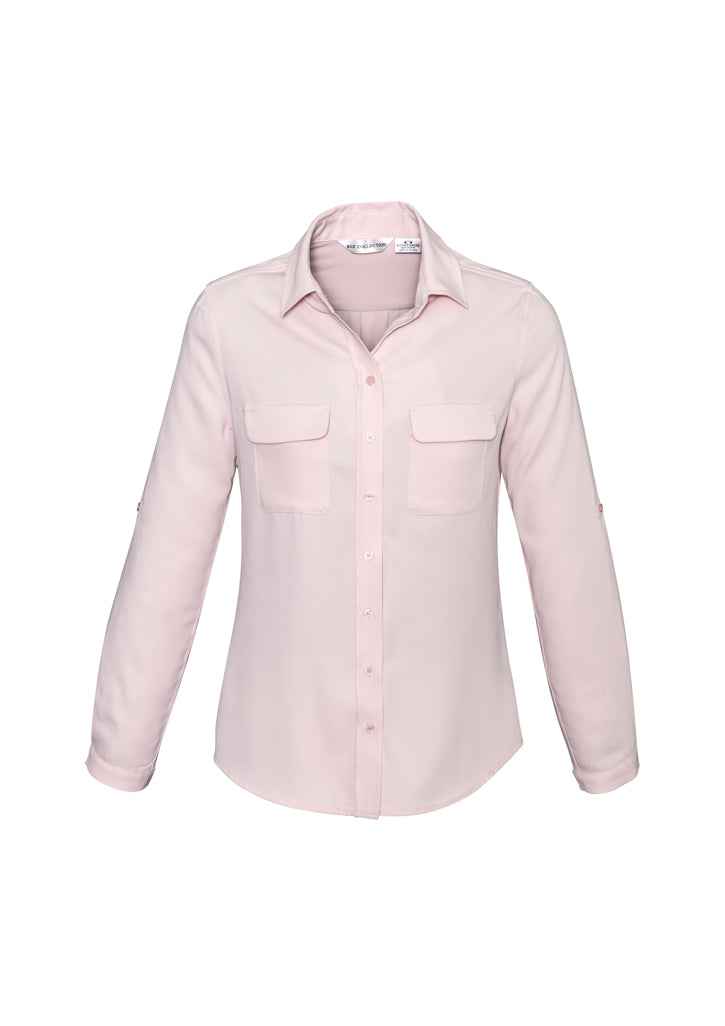S626LL - Biz Collection - Womens Madison Long Sleeve Shirt | Blush Pink