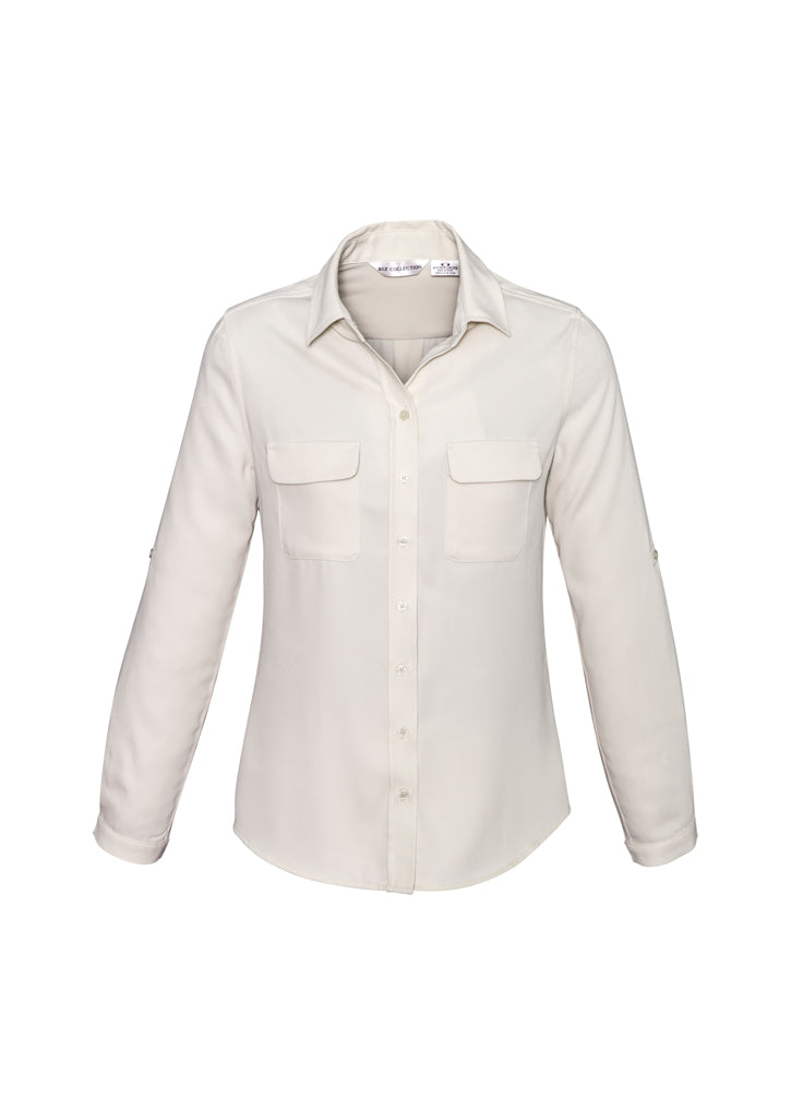 S626LL - Biz Collection - Womens Madison Long Sleeve Shirt | Ivory