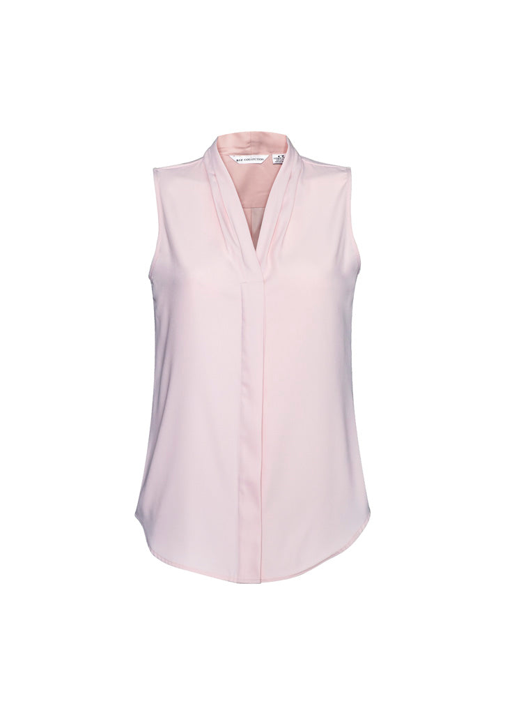 S627LN - Biz Collection - Womens Madison Sleeveless Top | Blush Pink