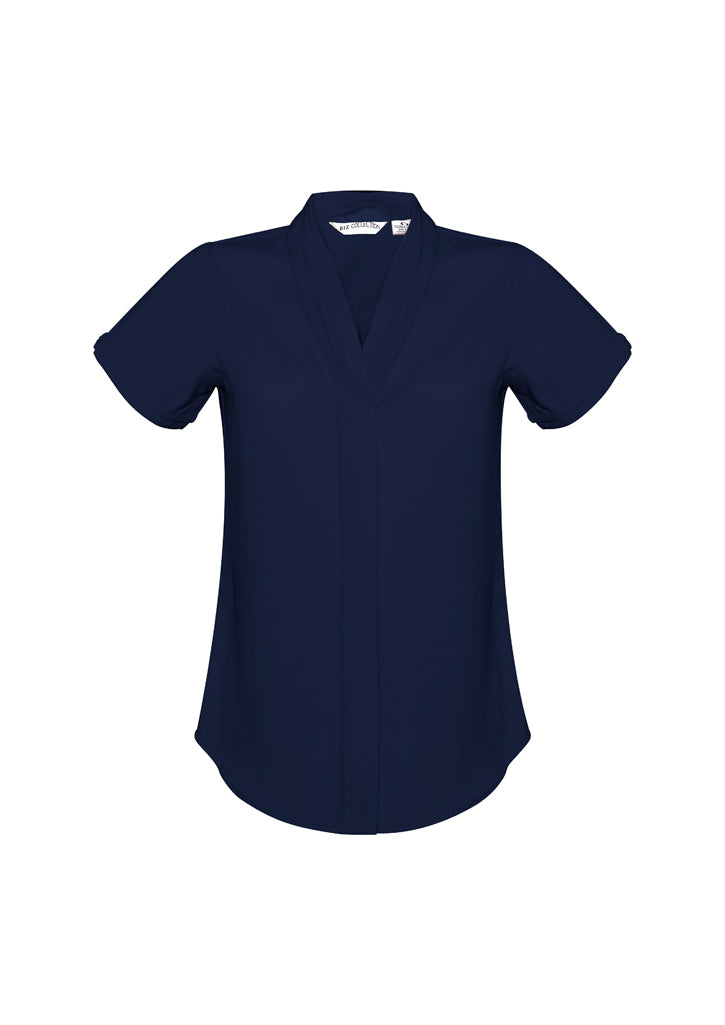 S628LS - Biz Collection - Womens Madison Short Sleeve Shirt | Midnight Blue