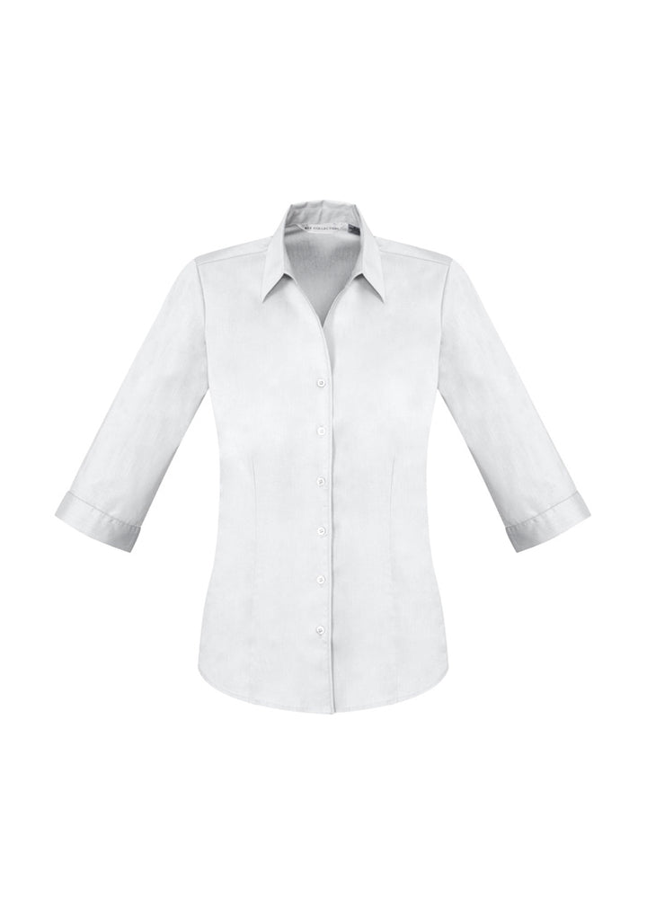 S770LT - Biz Collection - Womens Monaco 3/4 Sleeve Shirt | White