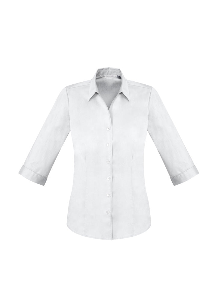 S770LT - Biz Collection - Womens Monaco 3/4 Sleeve Shirt | White