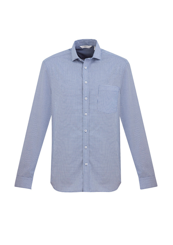 S910ML - Biz Collection - Mens Jagger Long Sleeve Shirt | French Blue