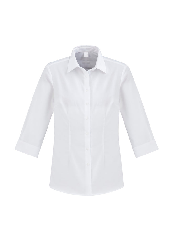 S912LT - Biz Collection - Womens Regent 3/4 Sleeve Shirt | White
