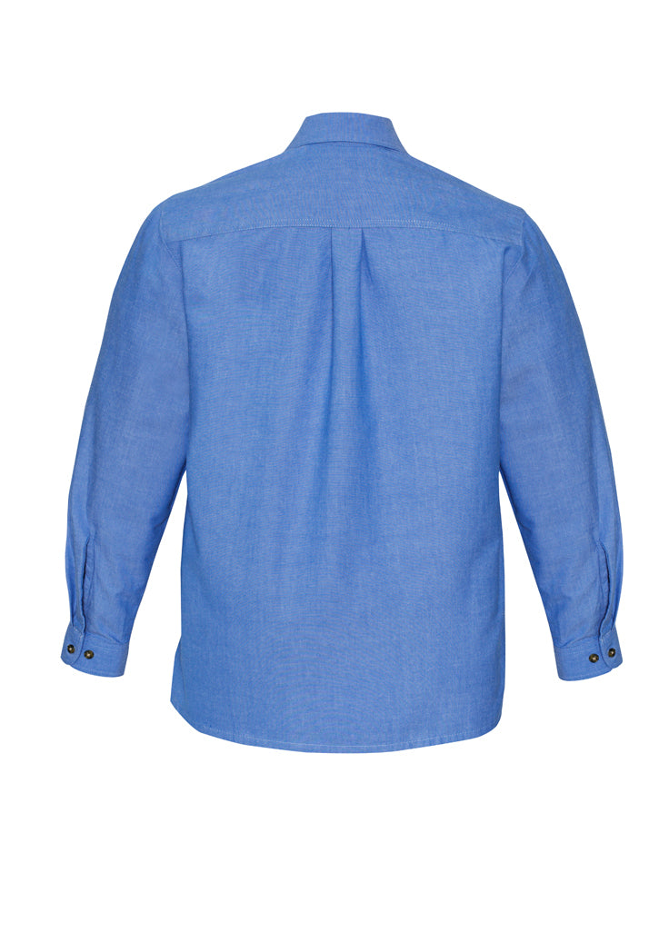SH112 - Biz Collection - Mens Chambray Long Sleeve Shirt