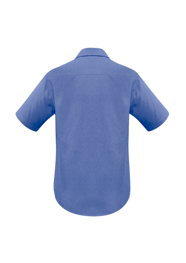 SH3603 - Biz Care - Oasis Mens Plain Short Sleeve Shirt