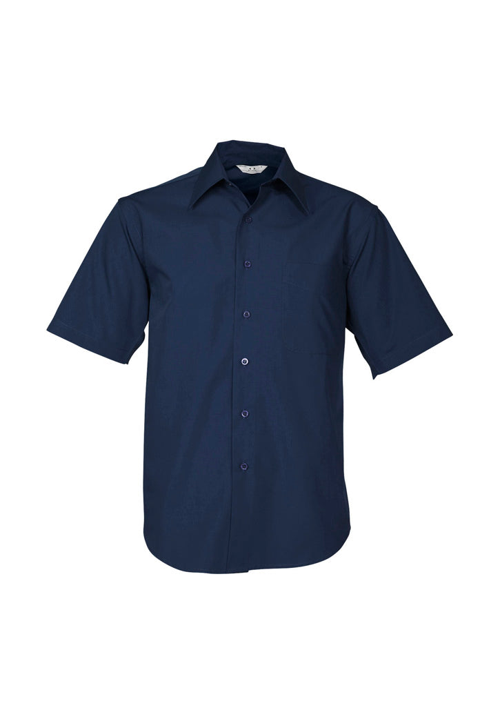 SH715 - Biz Collection - Mens Metro Short Sleeve Shirt | Navy
