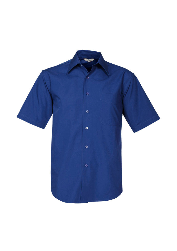 SH715 - Biz Collection - Mens Metro Short Sleeve Shirt | Royal