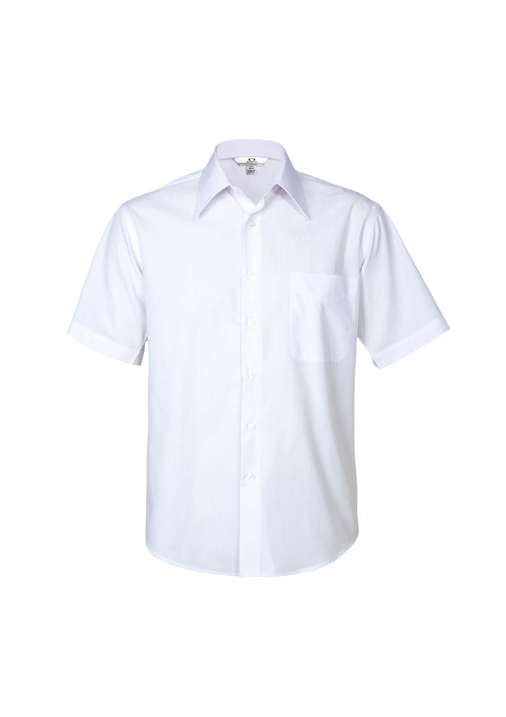 SH715 - Biz Collection - Mens Metro Short Sleeve Shirt | White